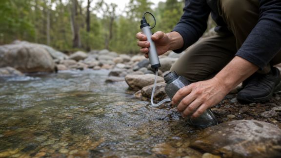 Trouver et purifier l’eau en autonomie pendant une randonnée
