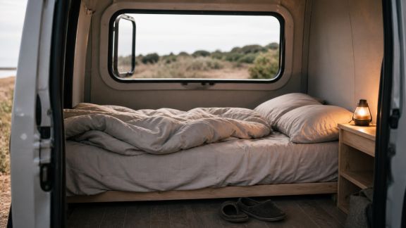 Les indispensables pour dormir confortablement partout en van