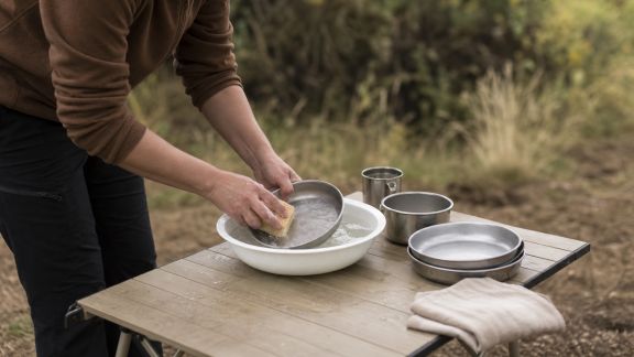 Bien gérer la vaisselle après un repas en pleine nature, mode d’emploi