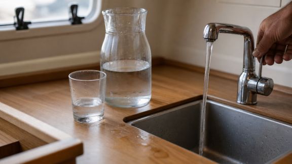 Bien gérer l'eau à bord : astuces pour l'autonomie en route